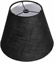 ライト・ランタン Black Label Lamp Shade Black Label style Aspen Creative Corporation 16 in. x 13 in. Black Oblong Cut